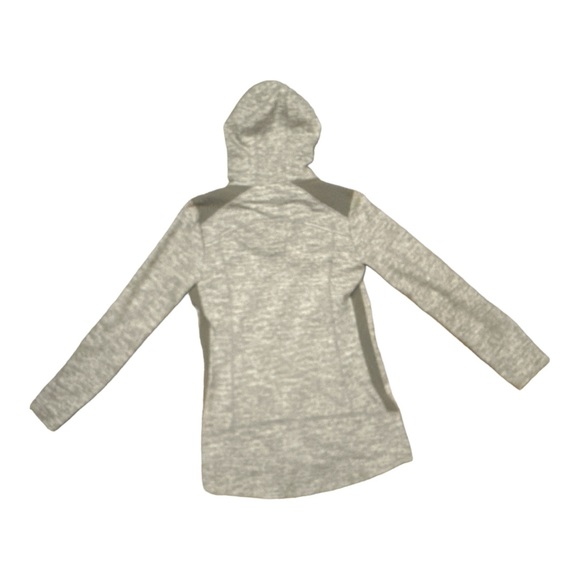 Athleta Stronger Hoodie Full Zip Up Jacket Gray Heather Spacedye Size Small - Picture 4 of 13